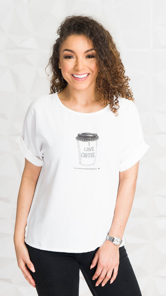 I Love Coffee Top